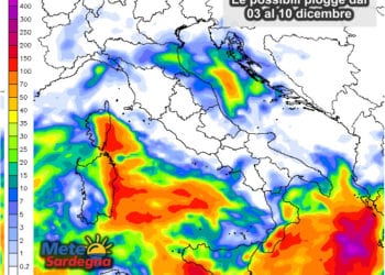 Piogge 350x250 - Prossime ore: possibili acquazzoni nel cagliaritano