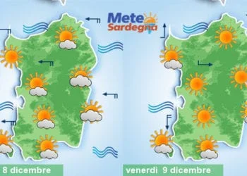 Previsioni 350x250 - Ultime piogge: per l'Immacolata migliora, torna l'Alta Pressione