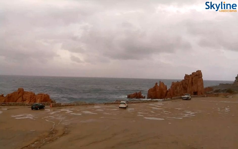 Ecco Arbatax: fonte webcam skylinewebcams.com