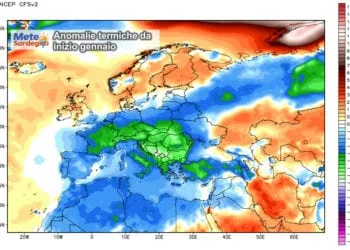 Anomalie termiche 350x250 - E' un mese di gennaio freddo