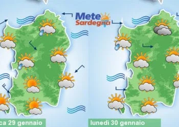 Meteo Sardegna 8 1 350x250 - Domenica variabile, poi migliora. Maltempo a inizio febbraio