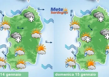 Meteo sardegna 2 1 350x250 - Meteo weekend: arriva freddo ed anche la neve a bassa quota. Ecco dettagli