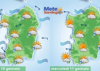 Meteo sardegna 3 350x250 - Meteo weekend: arriva freddo ed anche la neve a bassa quota. Ecco dettagli