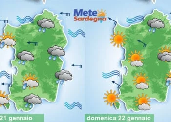 Meteo sardegna 4 1 350x250 - I temporali di oggi potrebbero scatenare nubifragi