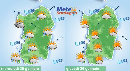 Oggi ancora qualche pioggia, domani migliora.