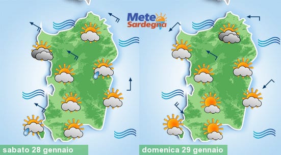 Meteo sardegna 8 - Perturbazione lambirà la Sardegna: sarà un weekend incerto