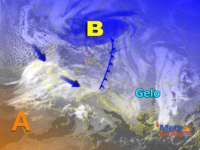 Meteosat 2 - Ecco dove si trova il freddo Artico in questo momento