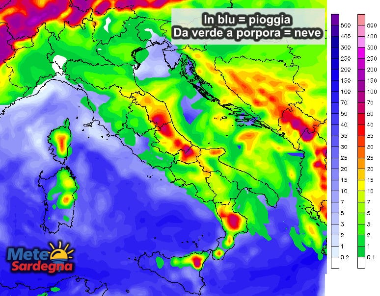 Neve - Dal weekend possibile irruzione fredda con neve a bassa quota