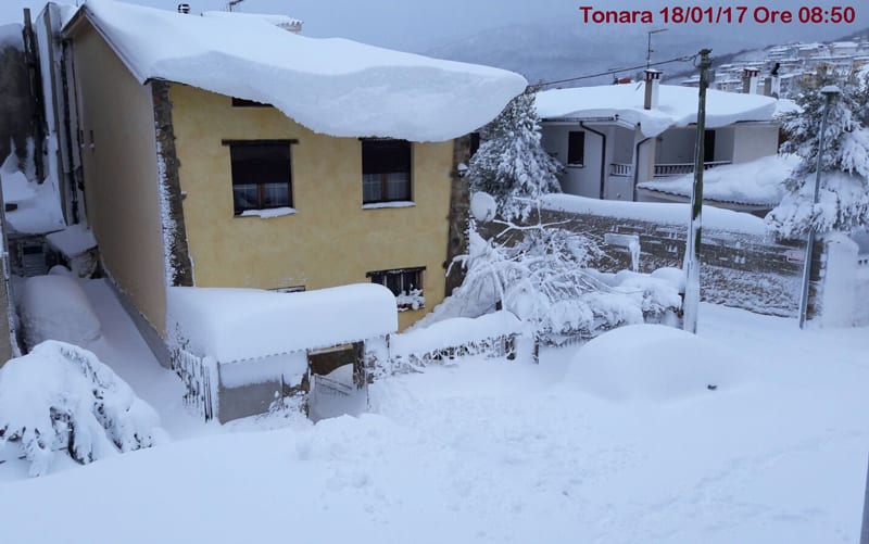 Tonara - Centri montani della Barbagia sepolti dalla neve