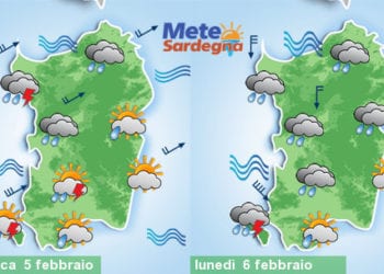 Meteo Sardegna 1 350x250 - Dopo la neve, le grandi piogge: sabato possibili nubifragi