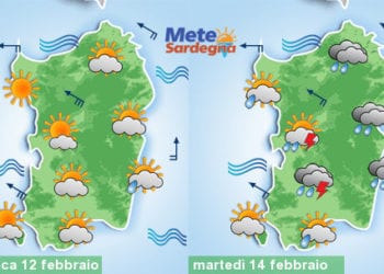 Meteo Sardegna 2 1 350x250 - Dopo la neve, le grandi piogge: sabato possibili nubifragi