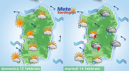 Meteo Sardegna 2 1 - Torna lo Scirocco: nuovo, forte peggioramento a inizio settimana