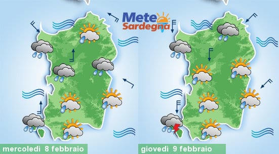 Martedì temporaneo miglioramento, mercoledì peggiora di nuovo.