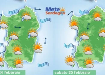 Meteo sardegna 9 350x250 - Assaggio di primavera, ma non durerà. Nel weekend più fresco e nubi sparse