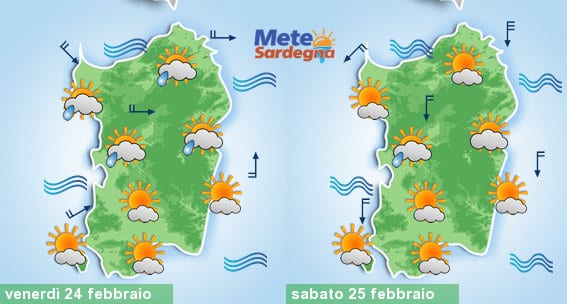 Meteo sardegna 9 - Weekend variabile e più fresco: venerdì qualche pioggia