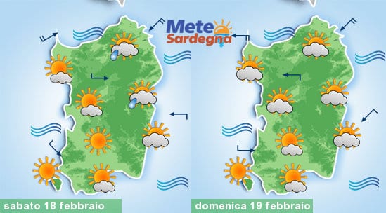 Meteosardegna 2 - Nel weekend più fresco e qualche debole pioggia