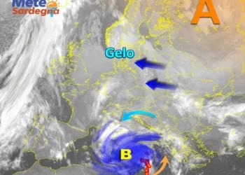 Meteosat 1 350x250 - Rovesci e temporali ad inizio settimana prossima: dove pioverà di più?