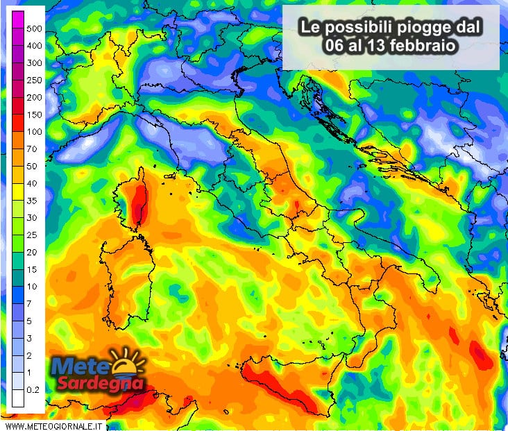 Piogge 1 - Ci aspetta una settimana di grandi piogge