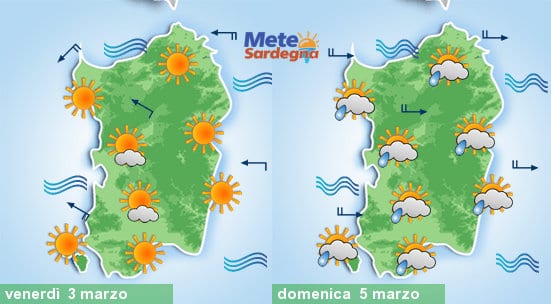 Domani meteo primaverile, sabato peggiora.
