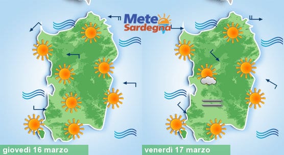 Meteo sardegna 11 - Primavera in gran forma, sole e bel tempo. Vento nel weekend