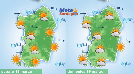 Meteo sardegna 12 - Meteo weekend: mite, con tanto sole, ma ventoso