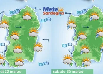 Meteo sardegna 14 350x250 - Graduale cambiamento meteo: torna la pioggia