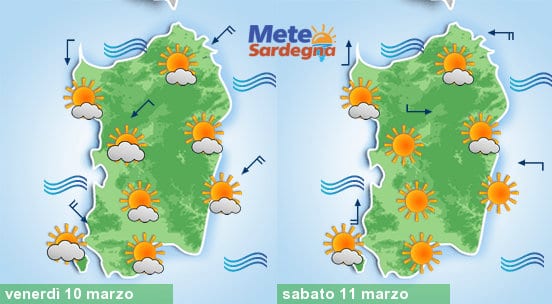 Meteo sardegna 6 - Si prospetta un weekend dal meteo primaverile