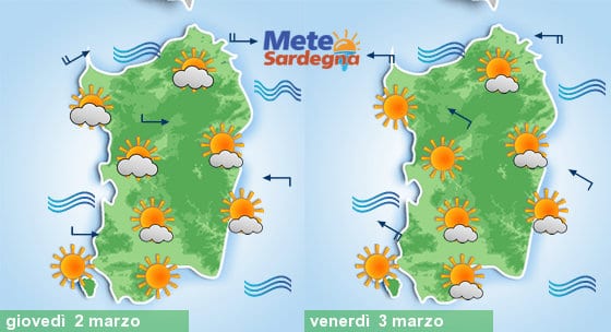 Giovedì e venerdì bel tempo e clima mite primaverile.