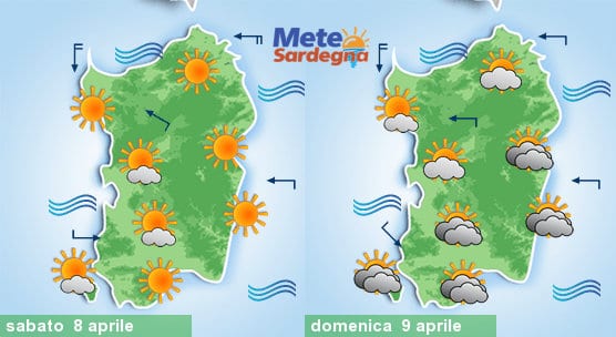 Meteo Sardegna 1 1 - Sabato bel tempo, domenica delle Palme con un po' di nuvole