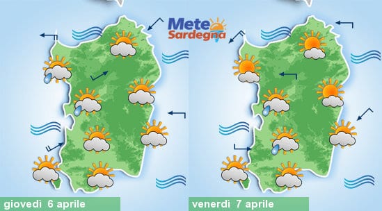 Meteo Sardegna 3 - Altri acquazzoni e temporali tra giovedì e venerdì