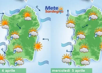 Meteo sardegna 1 350x250 - Prossima settimana al via col caldo, poi fresco e temporali?