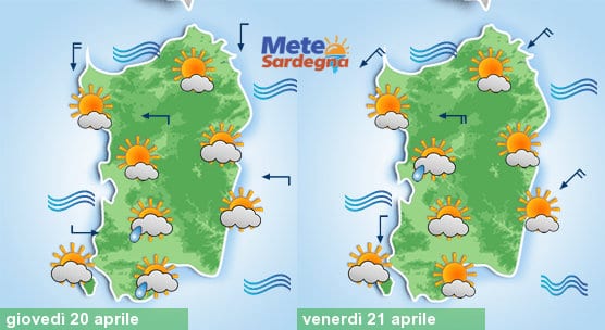 Meteo sardegna 10 - Arriva aria fredda da est e giovedì avremo un po' d'instabilità