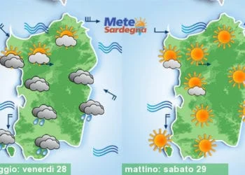 Meteo sardegna 14 350x250 - Assaggio di primavera, ma non durerà. Nel weekend più fresco e nubi sparse