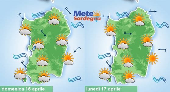 Meteo sardegna 8 - Pasqua e Pasquetta: le ultime meteo. Sole ma un po' di vento