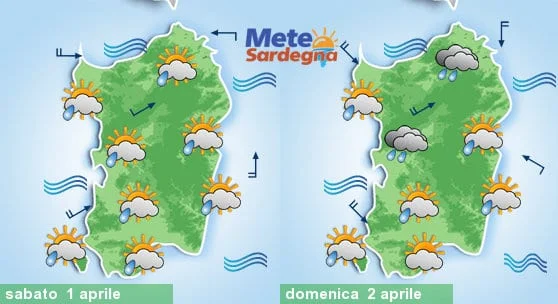 Imminente peggioramento, con piogge anche domenica Meteo sardegna - Imminente peggioramento, con piogge anche domenica