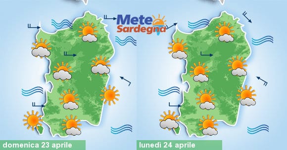 Weekend e ponte del 25 aprile all'insegna del tempo stabile soleggiato. Clima mite