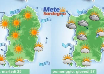 Meteosardegna 3 350x250 - Da stanotte escursioni termiche più forti