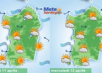 Meteosardegna 350x250 - Sabato bel tempo, domenica delle Palme con un po' di nuvole