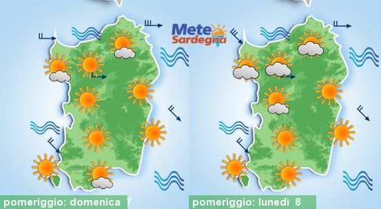 Domenica e lunedì bel tempo, ma andrà via il caldo.
