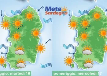 Meteo sardegna 10 350x250 - Meteo estivo, caldo africano protagonista e non mollerà facilmente la presa