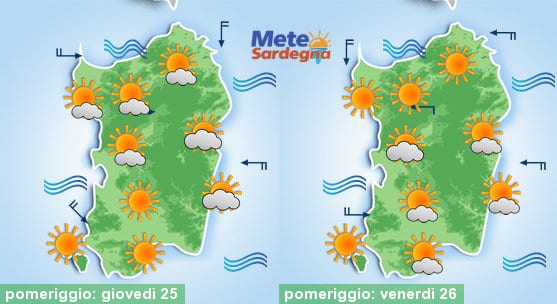 Meteo d'estate per giorni.