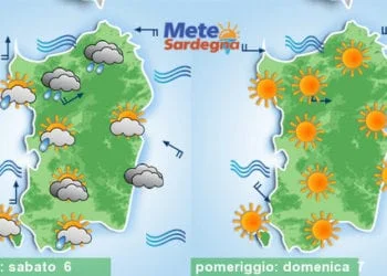 Meteo sardegna 3 350x250 - Ci aspettano altri temporali e giovedì peggiora