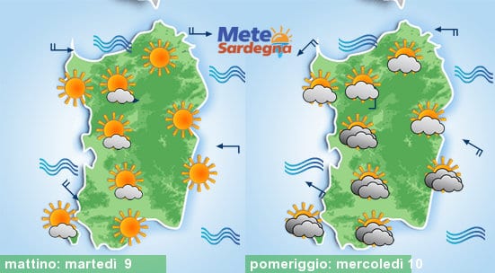 Meteo sardegna 4 1 - Dal Maestrale allo Scirocco: caldo in vista, oltre 30°C da giovedì