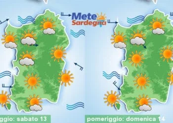 Meteo sardegna 8 350x250 - Assaggio di primavera, ma non durerà. Nel weekend più fresco e nubi sparse