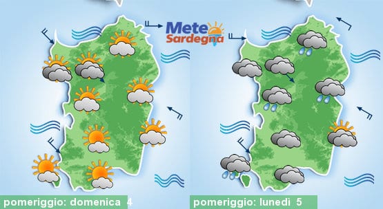 Meteo Sardegna 1 - In arrivo il primo break dell'estate: in settimana rinfresca