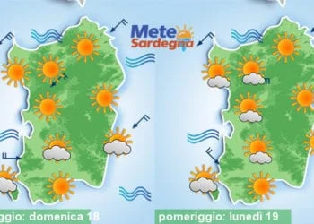 Meteo sardegna 12 350x250 - Il caldo concederà una tregua nel weekend: temperature giù