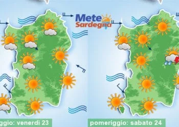 Meteo sardegna 16 350x250 - Meteo d’estate. In vista nuovo rialzo termico. Avvio luglio col solleone