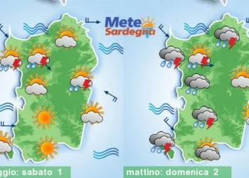 Meteo sardegna 23 350x250 - Il caldo concederà una tregua nel weekend: temperature giù