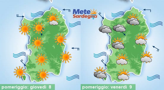 Tornerà l'Anticiclone africano, con caldo in rapido aumento nel corso del weekend.