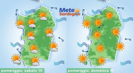 Si prospetta un weekend di gran sole e di caldo.